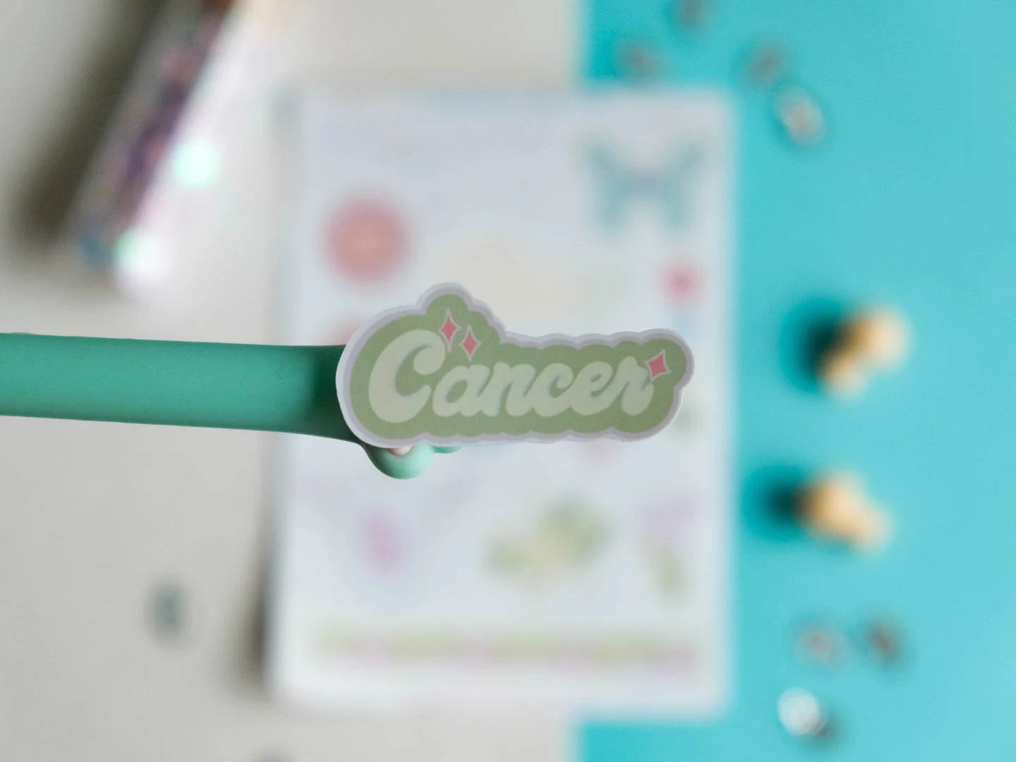 Feuille d’autocollants du signe astrologique du cancer