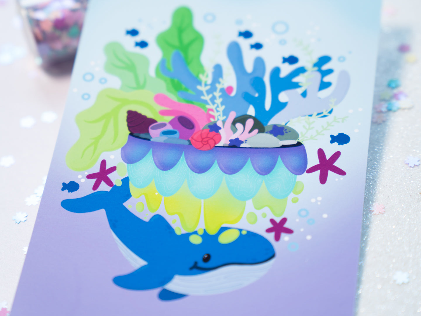 Illustration Monde des Baleines