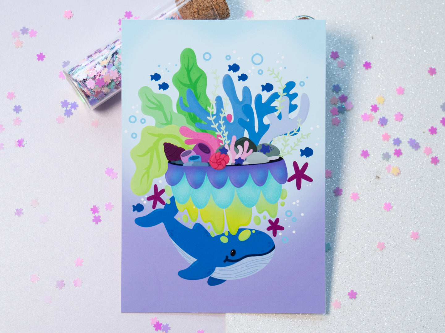 Illustration Monde des Baleines
