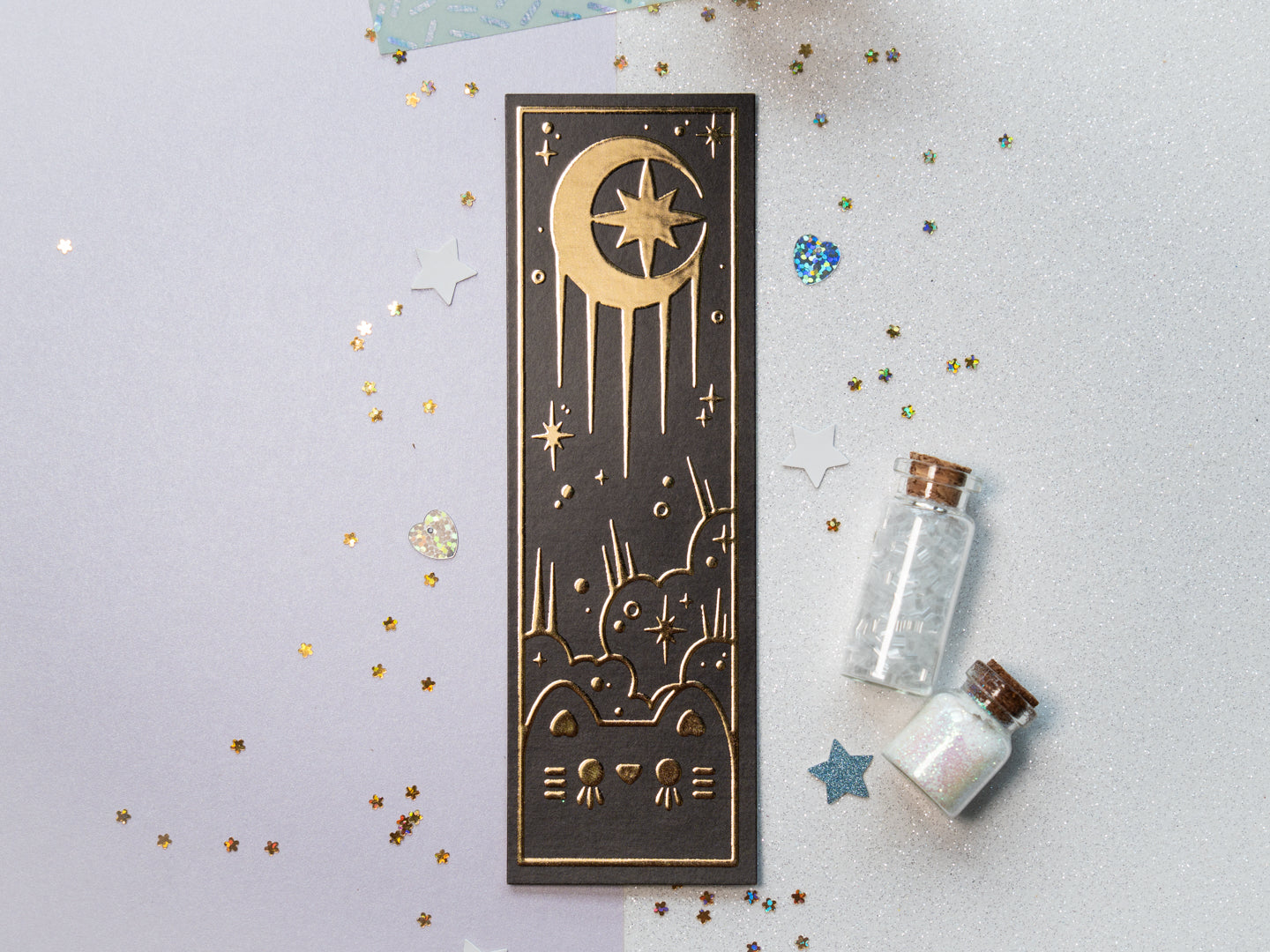 Marque-page Celestial Carte de Tarot Noire