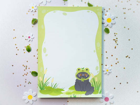 Bloc-notes A5 Chat Grenouille