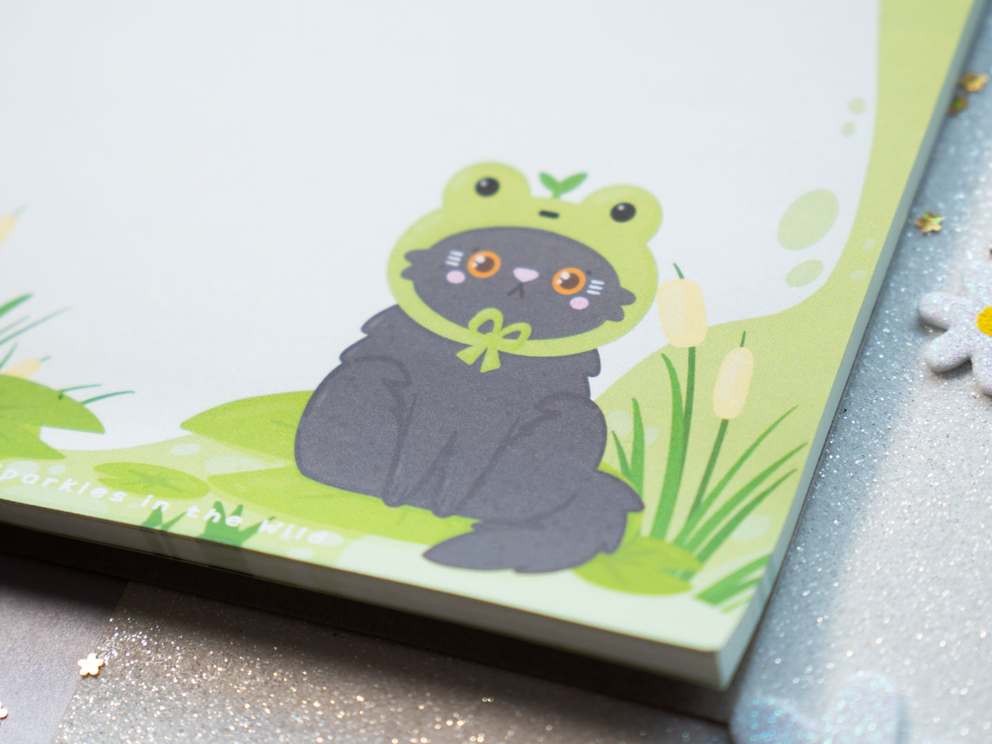 Bloc-notes A5 Chat Grenouille