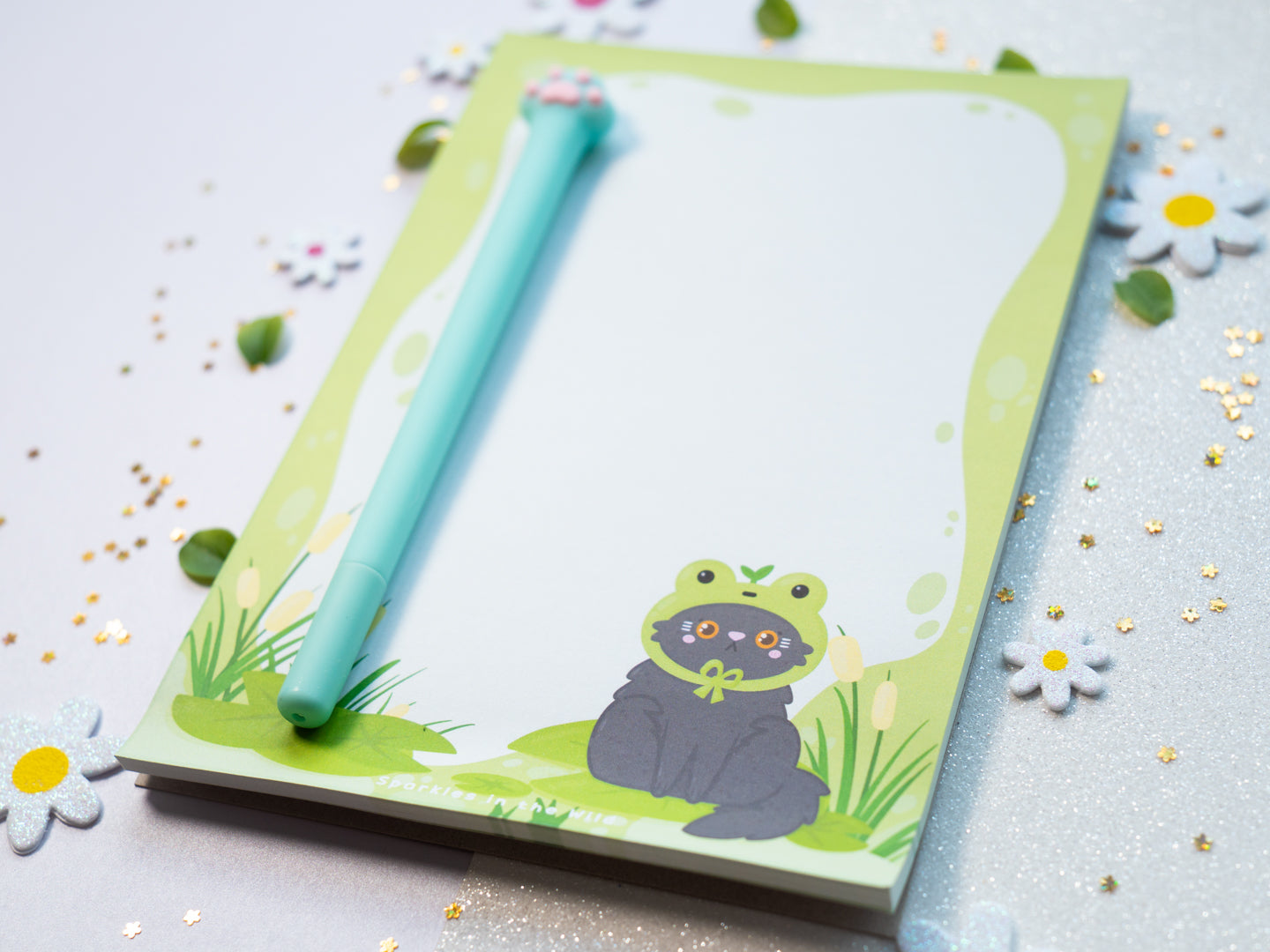 Bloc-notes A5 Chat Grenouille