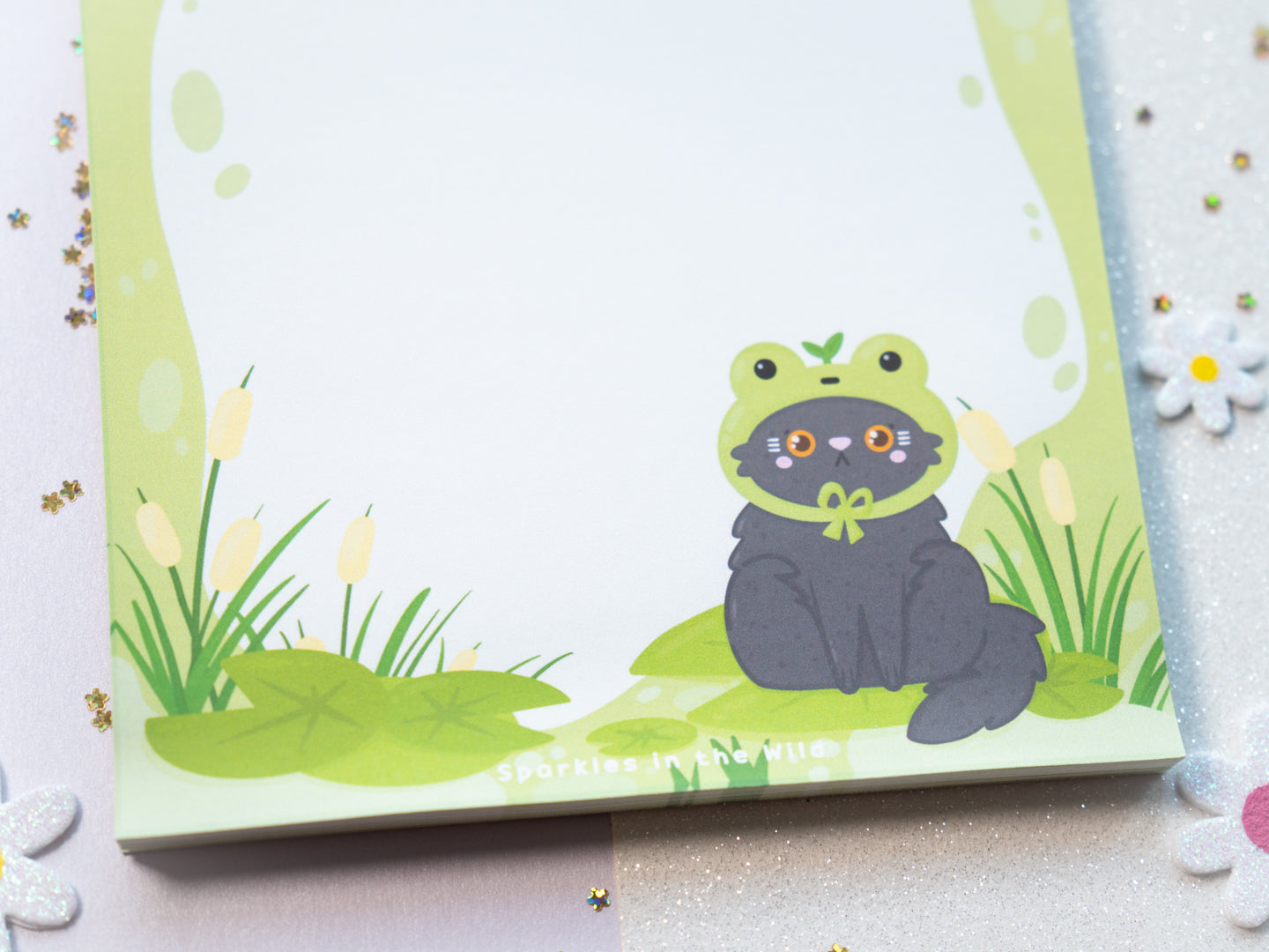 Bloc-notes A5 Chat Grenouille