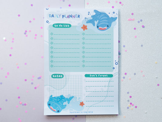 Planificateur Quotidien A5 Requin Mignon