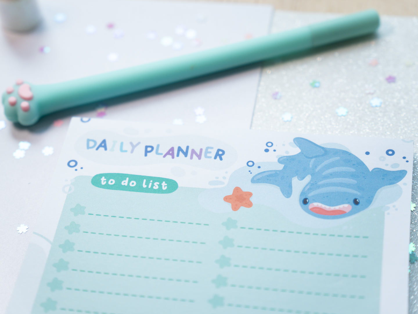 Planificateur Quotidien A5 Requin Mignon