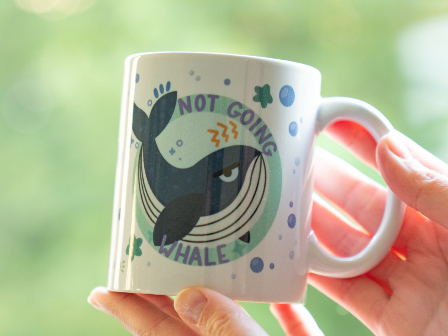 Tasse Baleine "Not Going Whale"