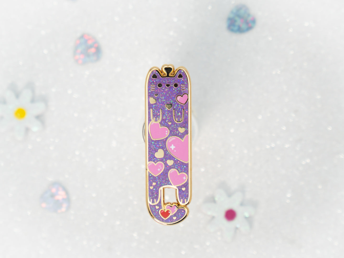 Cupidcat Cat Pins - Whiskered Longers Collection