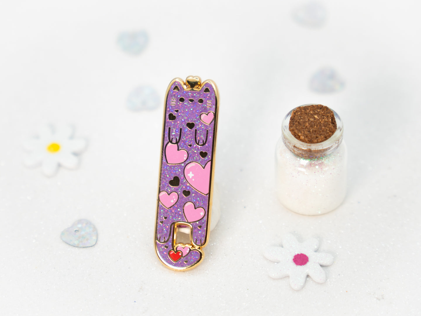 Cupidcat Cat Pins - Whiskered Longers Collection