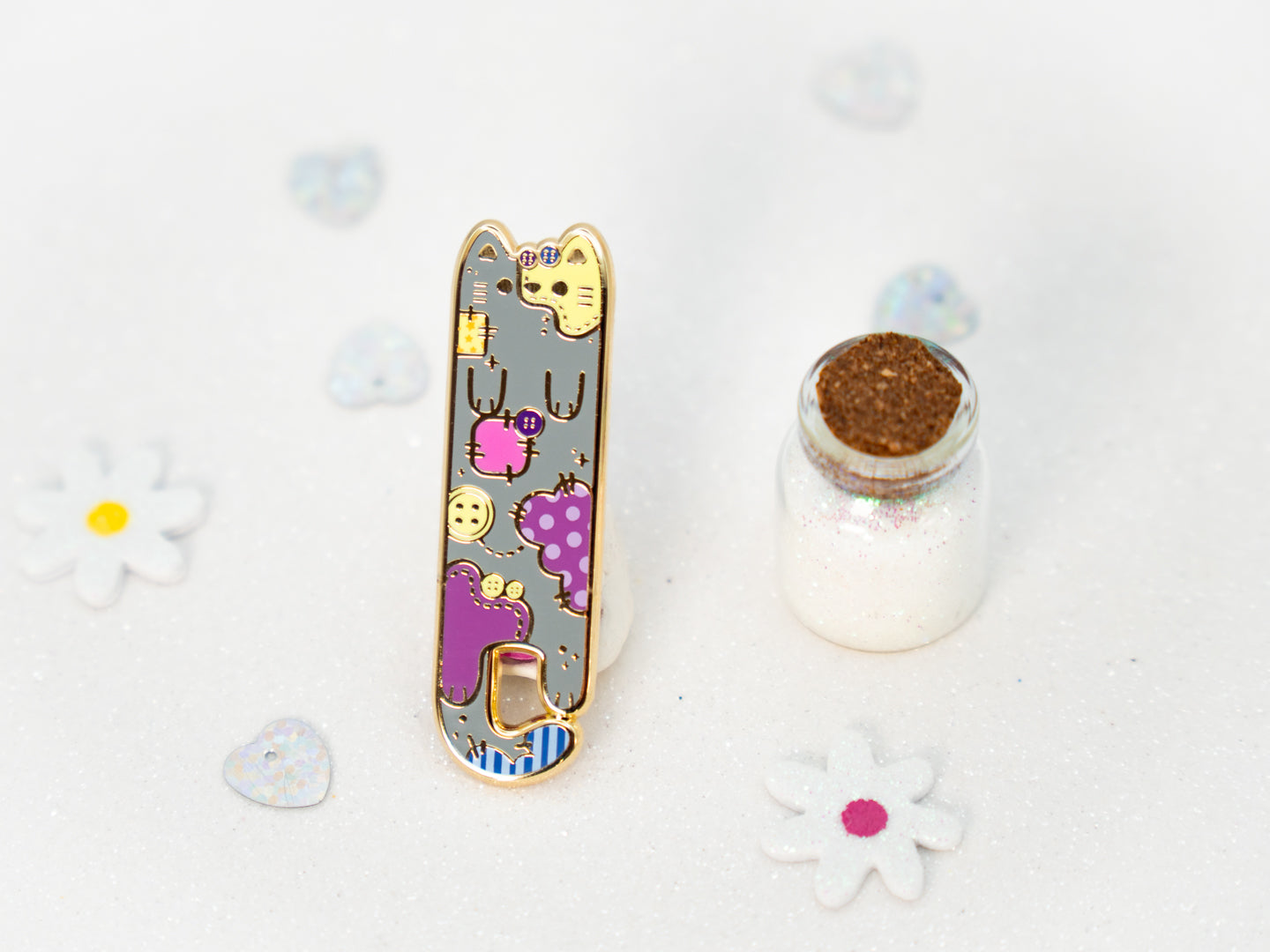 Pins Patchwork - Whiskered Longers Collection