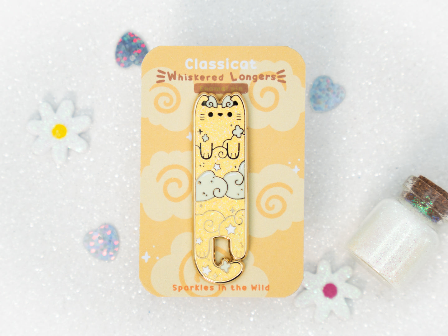 Classicat Cat Pins - Whiskered Longers Collection