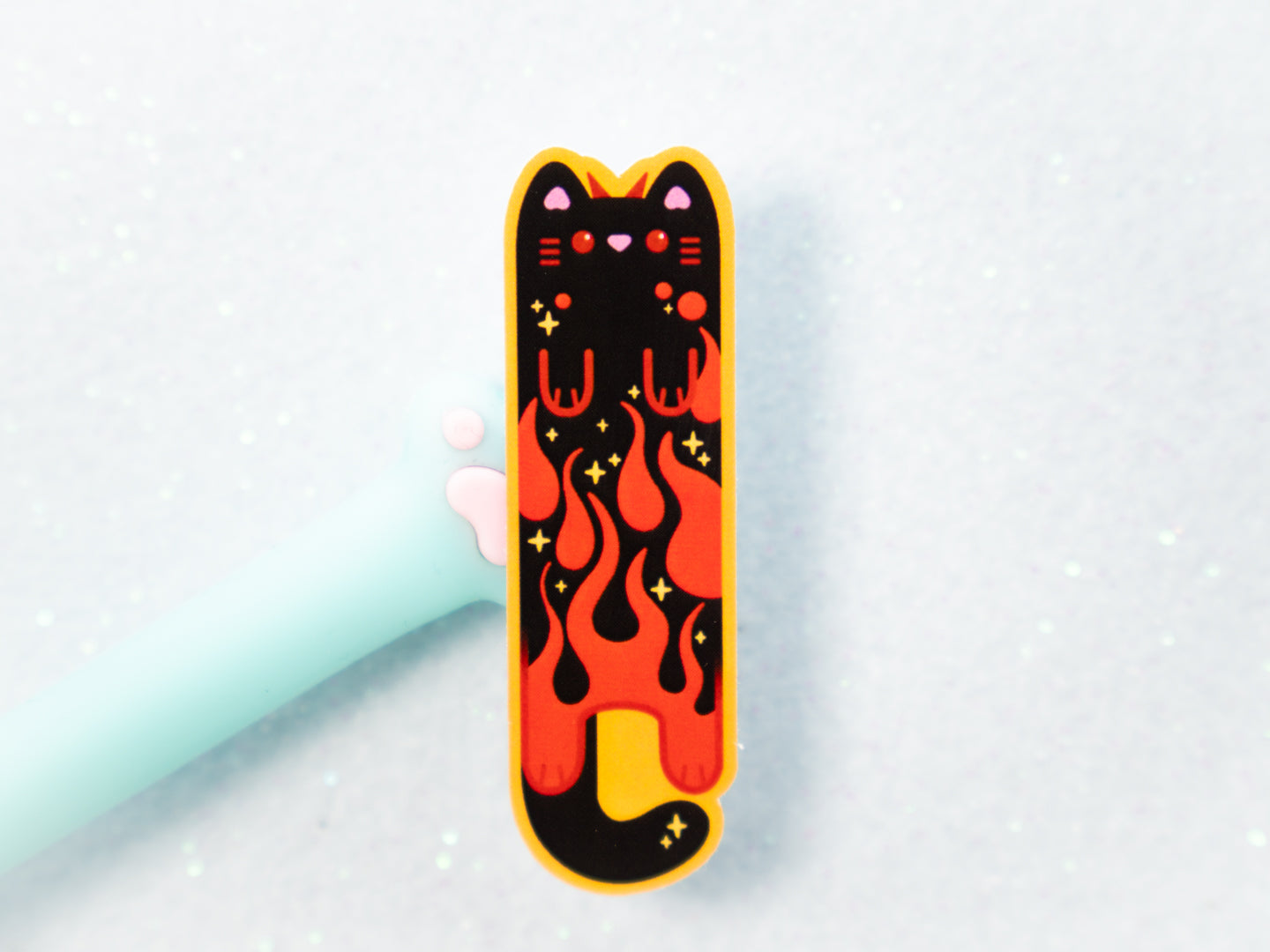 Metallicat Cat Sticker - Whiskered Longers Collection