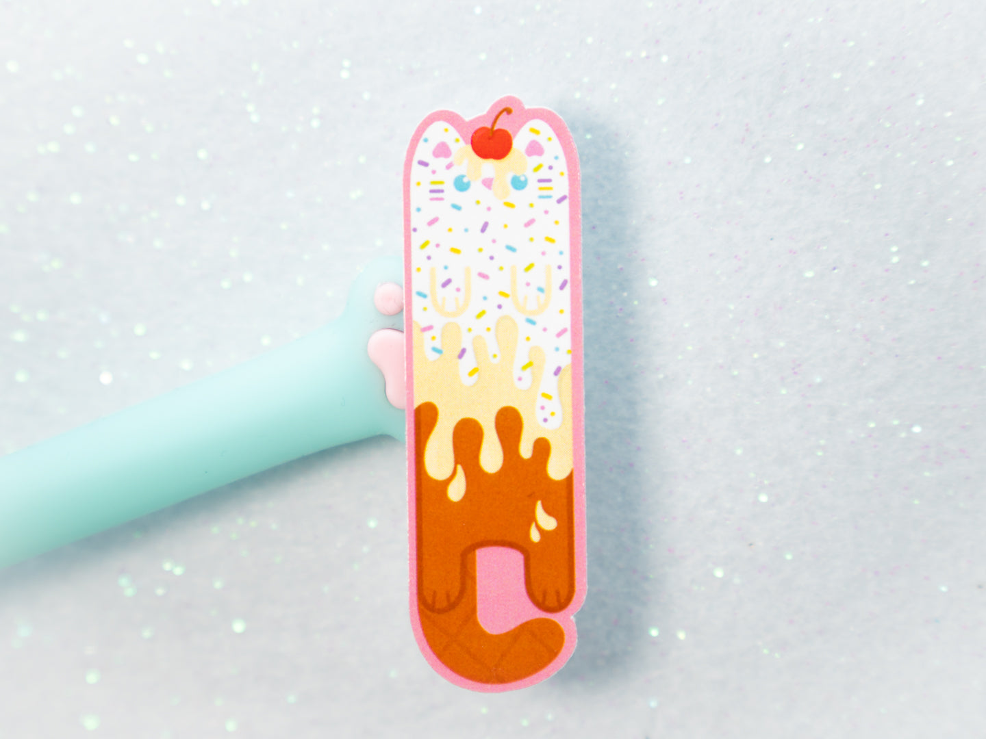 Sprinkles Cat Sticker - Whiskered Longers Collection