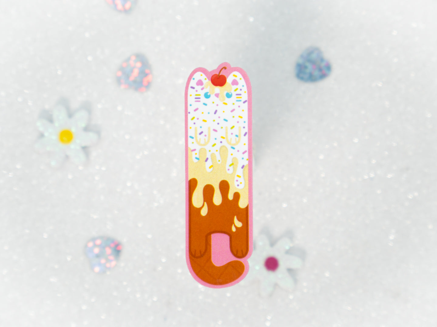 Sprinkles Cat Sticker - Whiskered Longers Collection