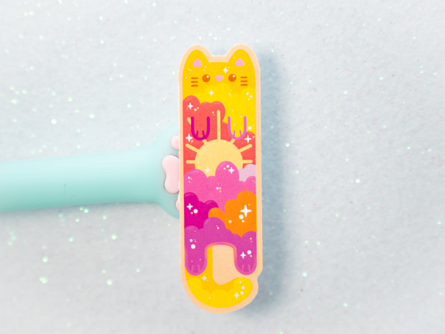 Sunny Cat Sticker - Whiskered Longers Collection