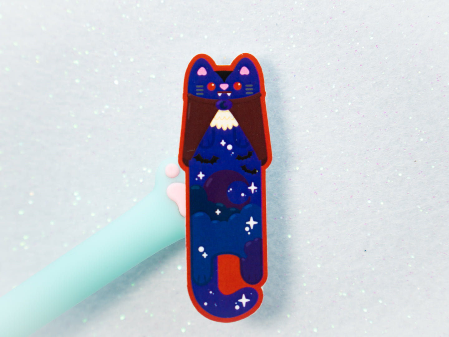 Fang Cat Sticker - Whiskered Longers Collection