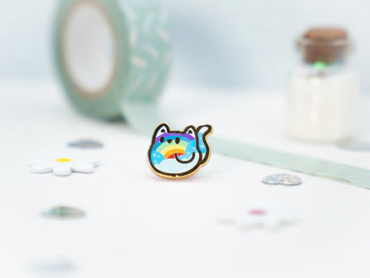 Mini Pins Chat Arc-en-ciel - Tinycats
