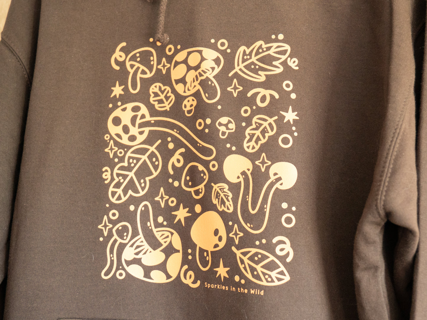 Sweat à Capuche Champignons d'Automne