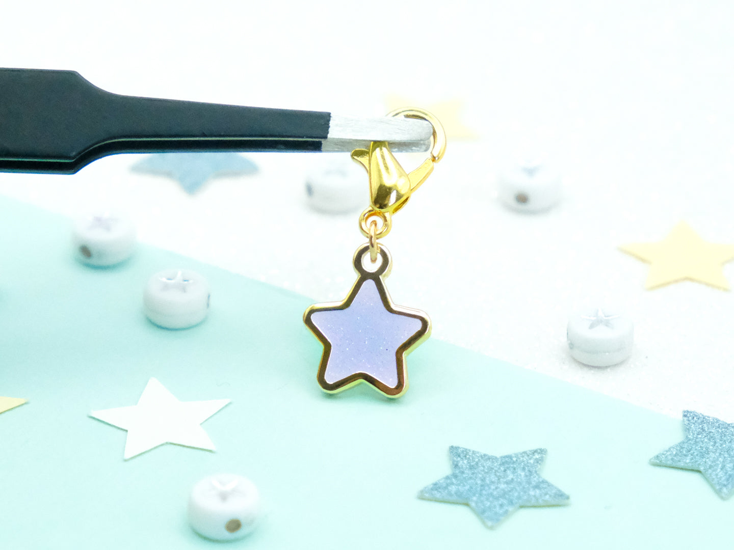 Charm Étoile Violette Mignonne - Charm-ing Collection