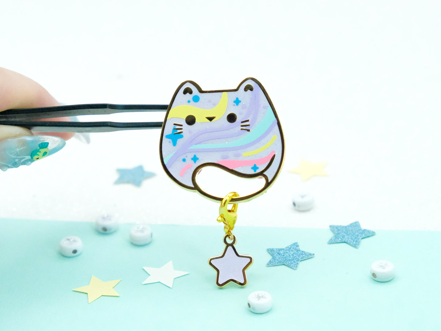 Charm Étoile Violette Mignonne - Charm-ing Collection