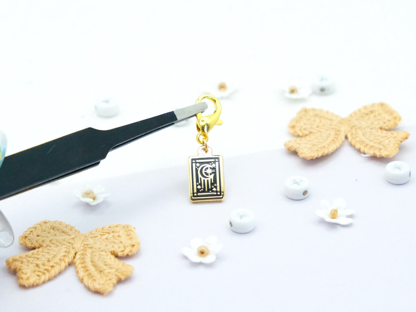Charm Carte de Tarot Noire - Charm-ing Collection