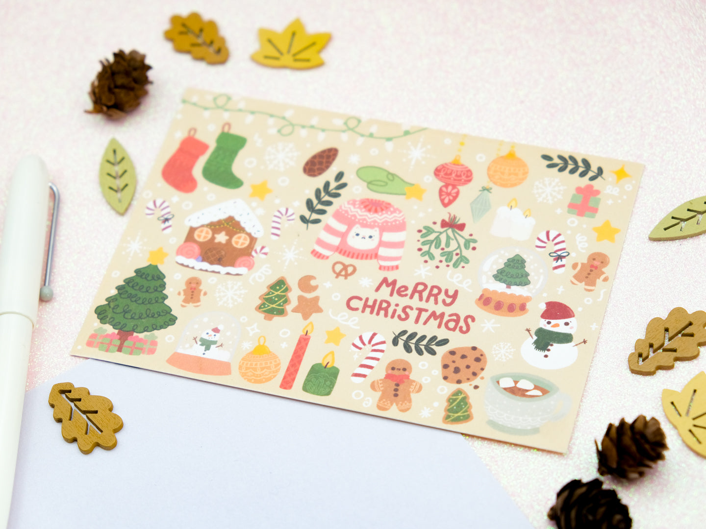 Merry Christmas Greetings Card