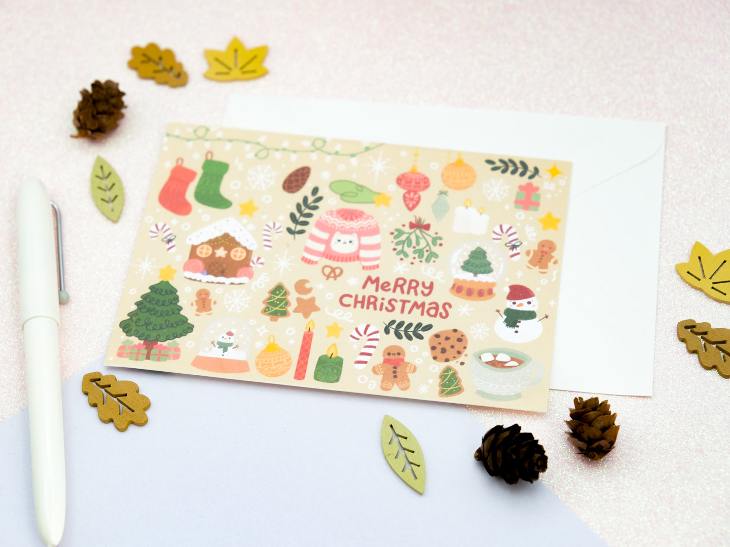 Merry Christmas Greetings Card