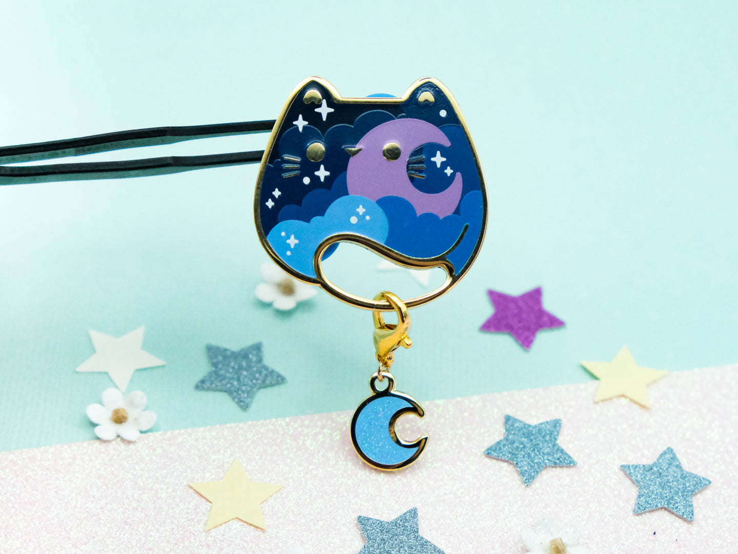 Moony Cat Pins - Charm-ing Collection