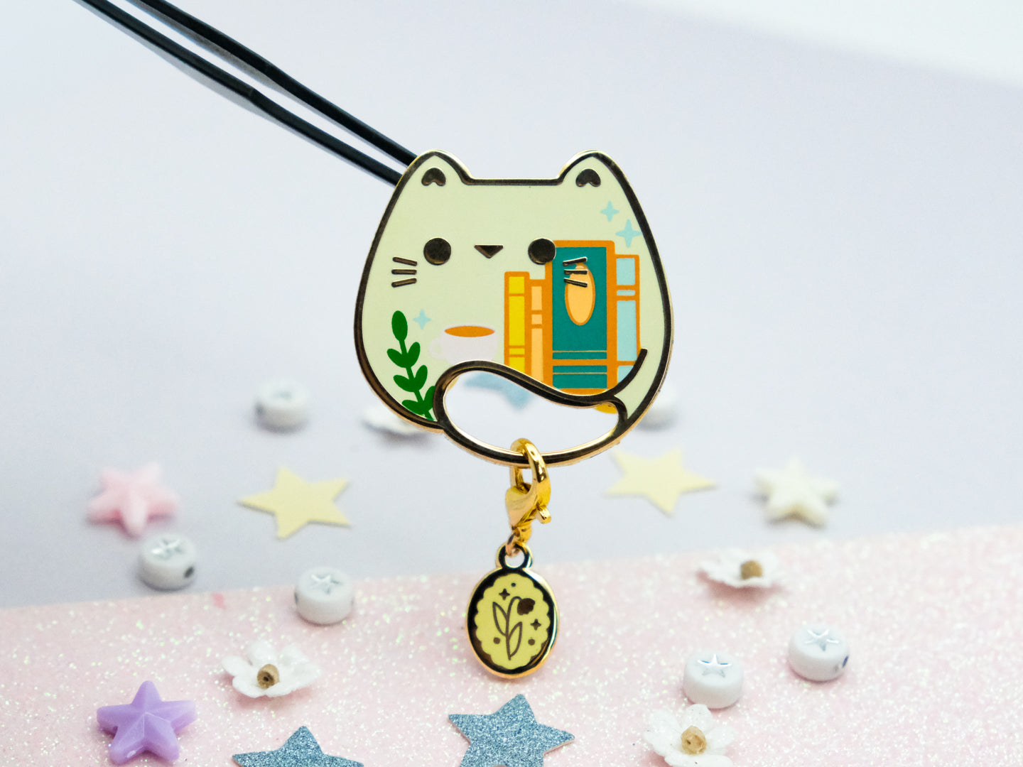 Charm Pendentif Vintage Jaune - Charm-ing Collection