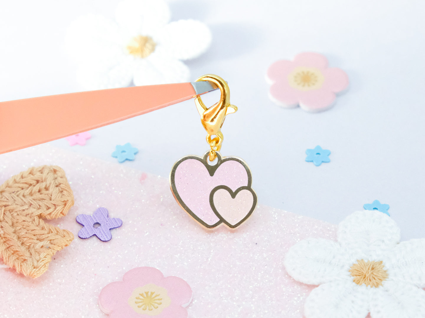 Double Heart Charm - Charm-ing Collection