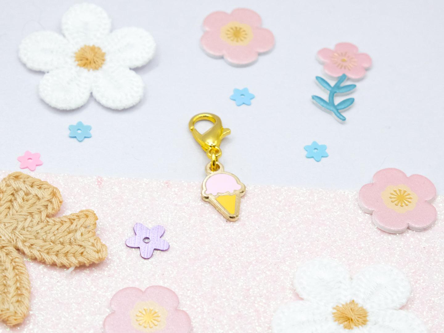 Ice Cream Cone Charm - Charm-ing Collection