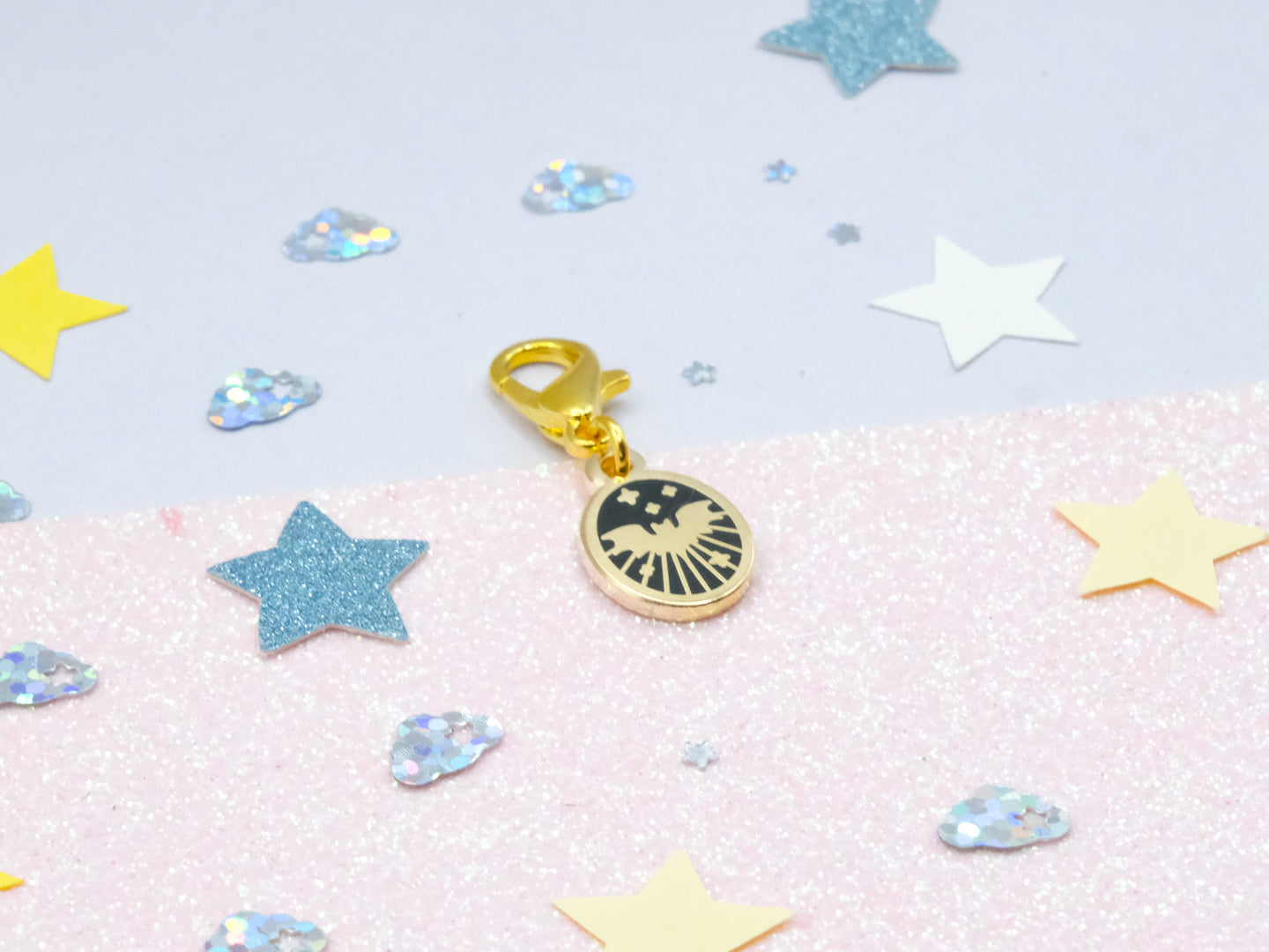 Bat Medallion Charm - Charm-ing Collection