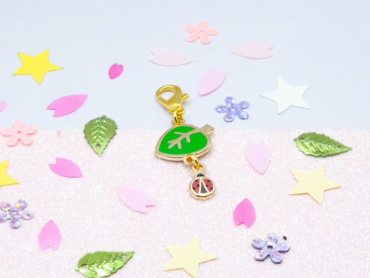 Feuille & Coccinelle Duo Charm - Charm-ing Collection