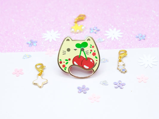 Cherry Sweet Cat Pins - Charm-ing Collection