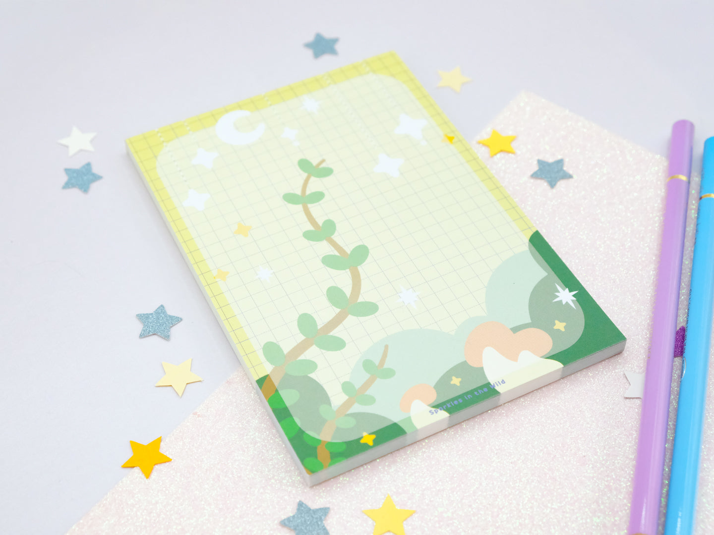 Sunlight Enchanted Forest A6 Note Pad