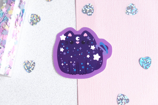 Autocollant Chat  Stardust - Collection Whiskered Wonders