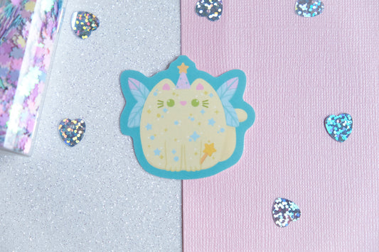 Autocollant Chat Fée - Collection Whiskered Wonders