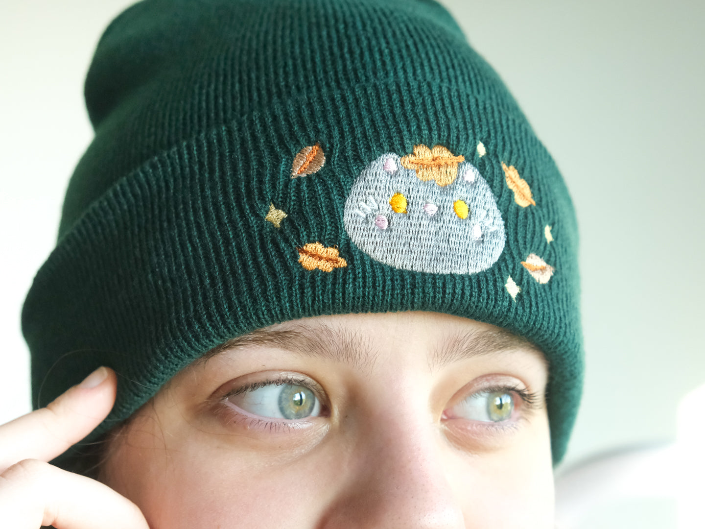 Bonnet Chat Forêt d'Automne