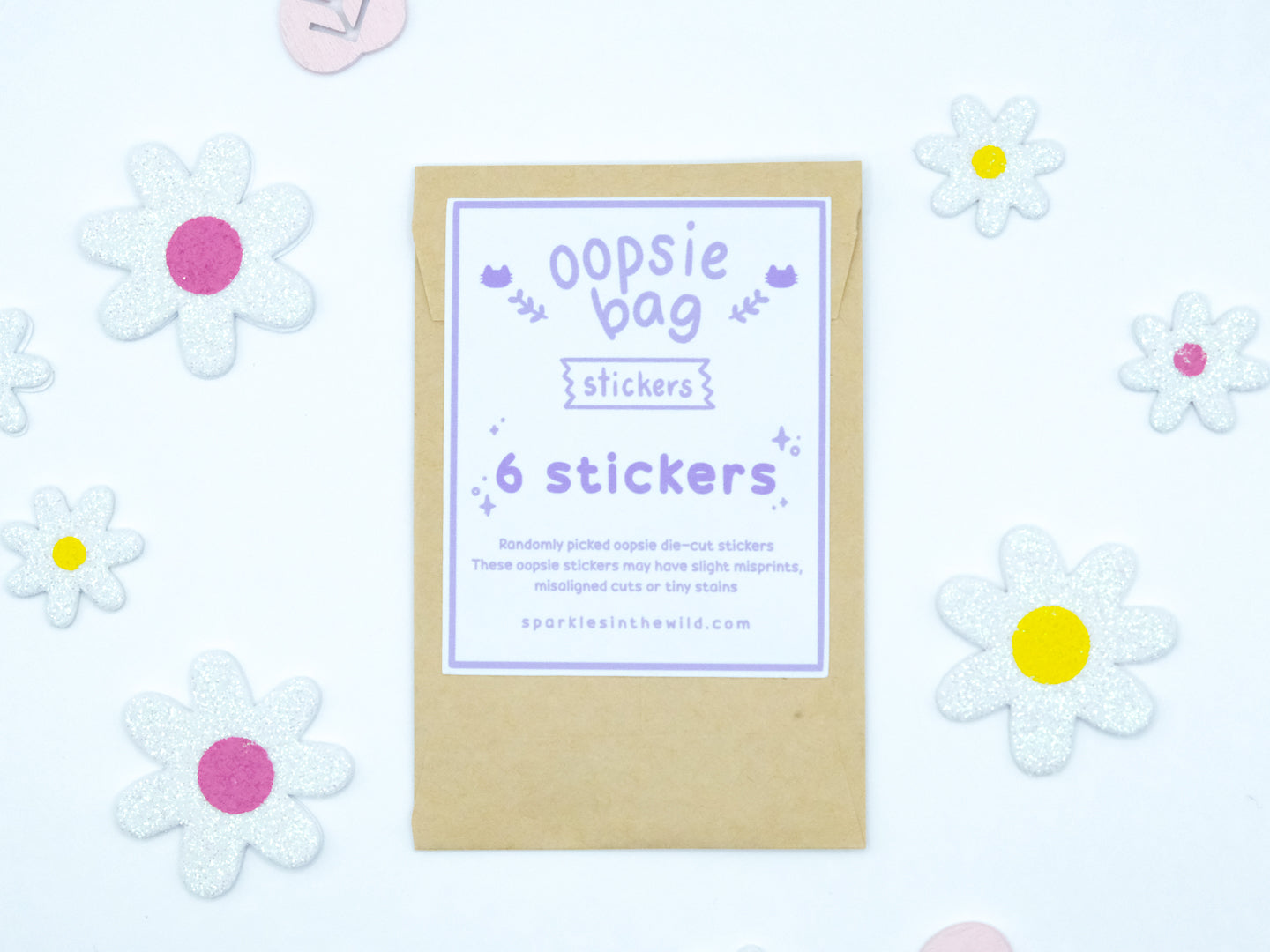 Oopsie Bag - Sac d’autocollants surprise mignons avec petits défauts