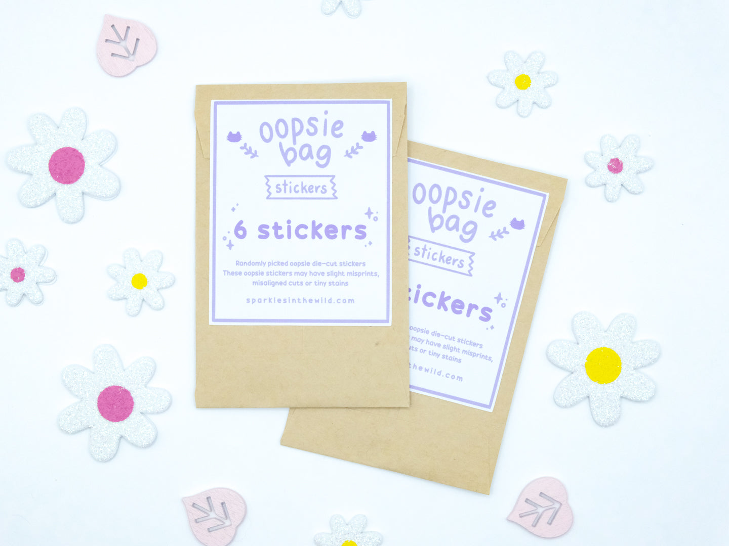 Oopsie Bag - Sac d’autocollants surprise mignons avec petits défauts