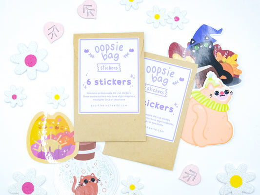 Oopsie Bag - Sac d’autocollants surprise mignons avec petits défauts