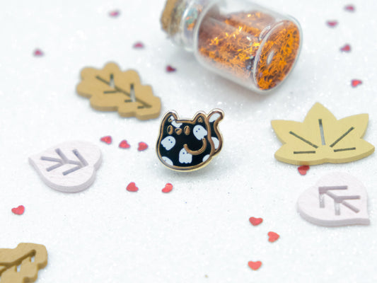 Mini Pins Chat Noir Hanté par les Fantômes - Tinycats