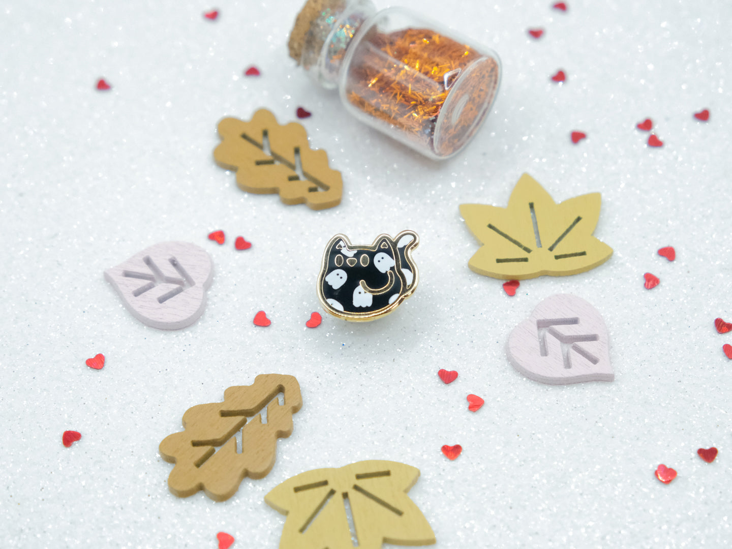 Mini Pins Chat Noir Hanté par les Fantômes (ÉDITION LIMITÉE)
