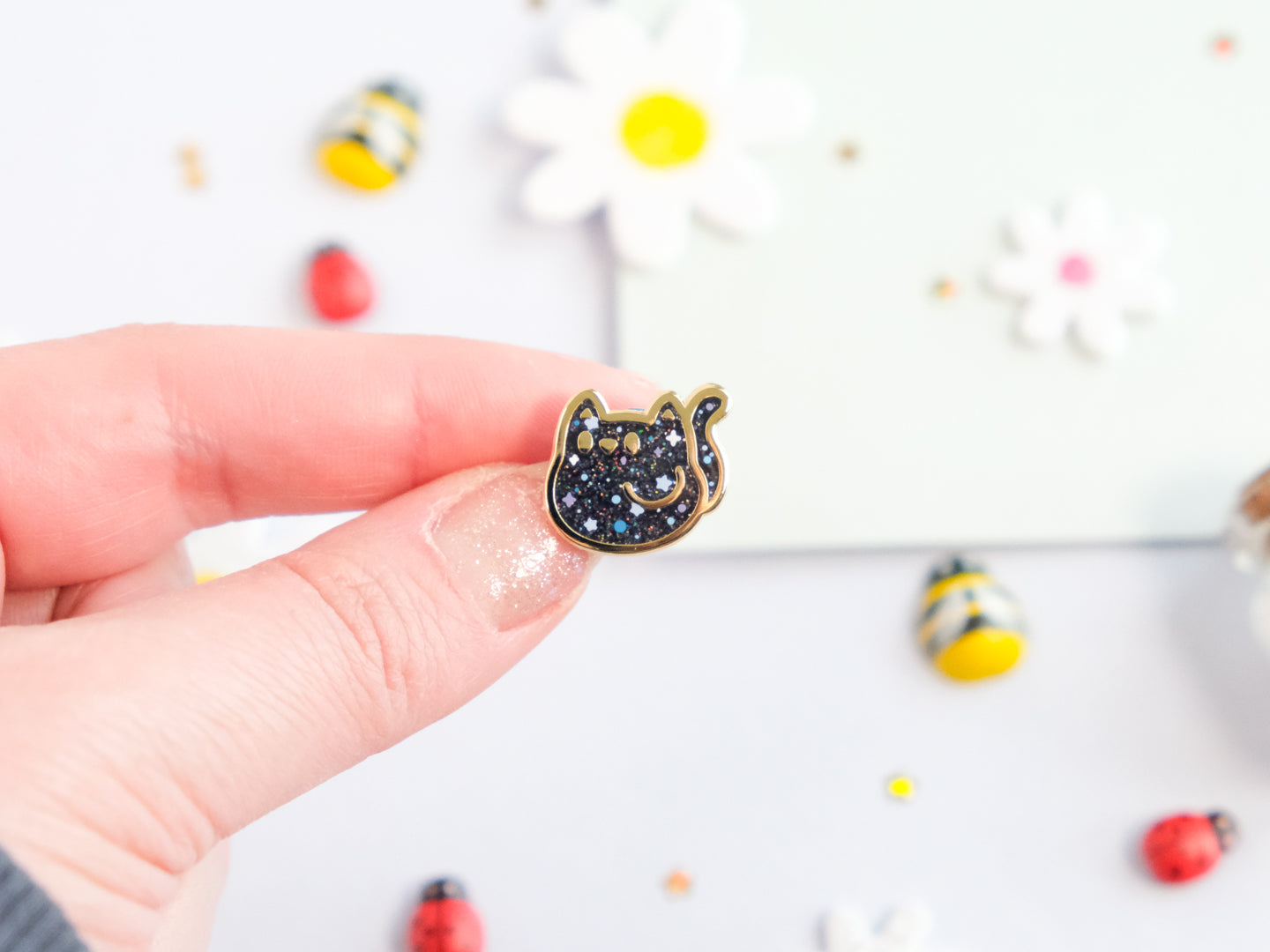 Mini Pins Chat Galaxie - Tinycats