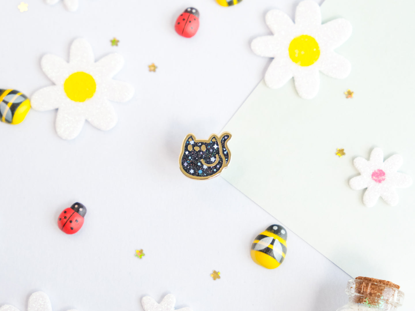 Mini Pins Chat Galaxie - Tinycats