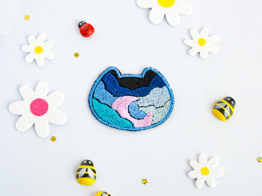 Patch chat lune et nuit