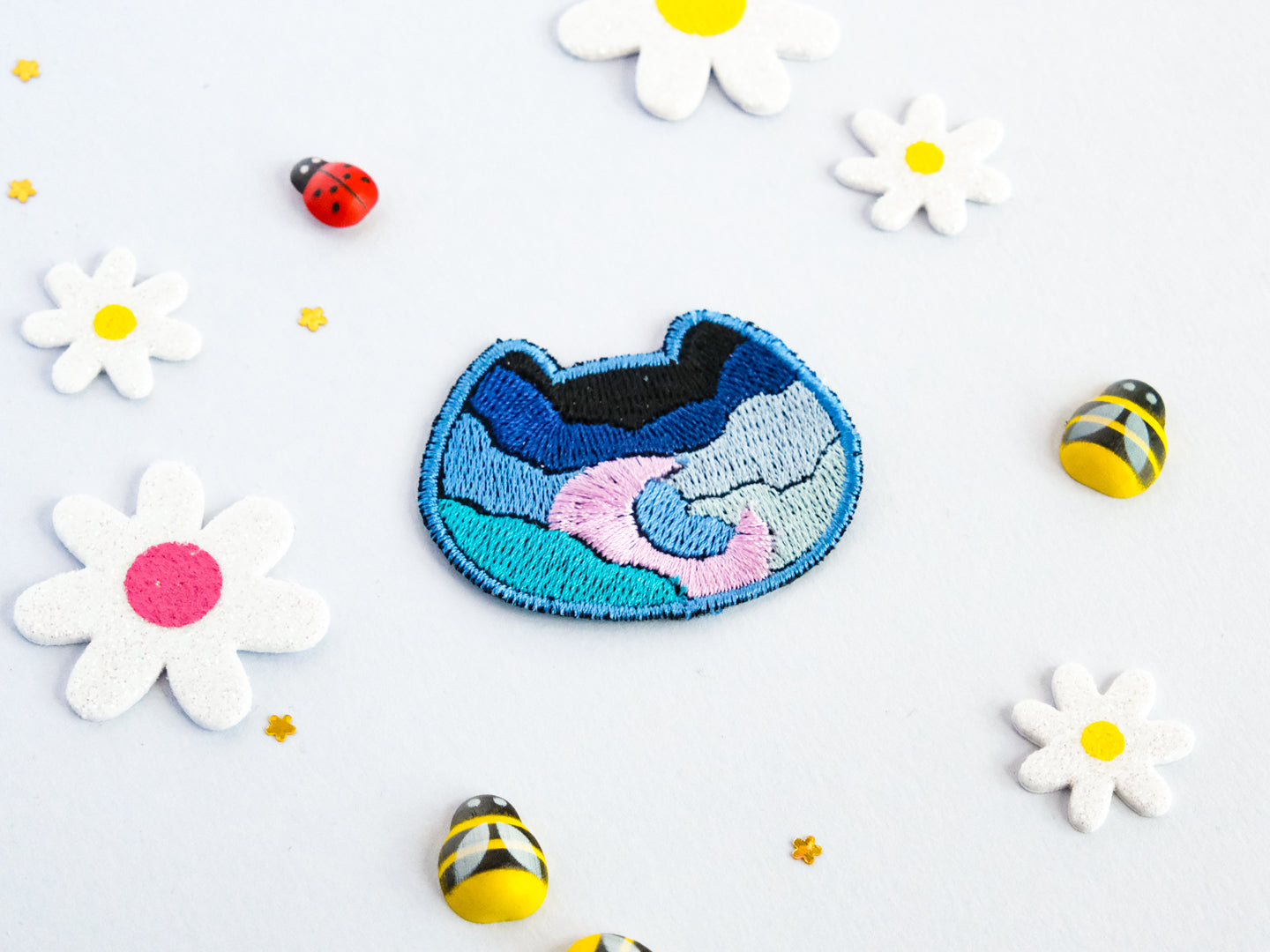 Patch chat lune et nuit