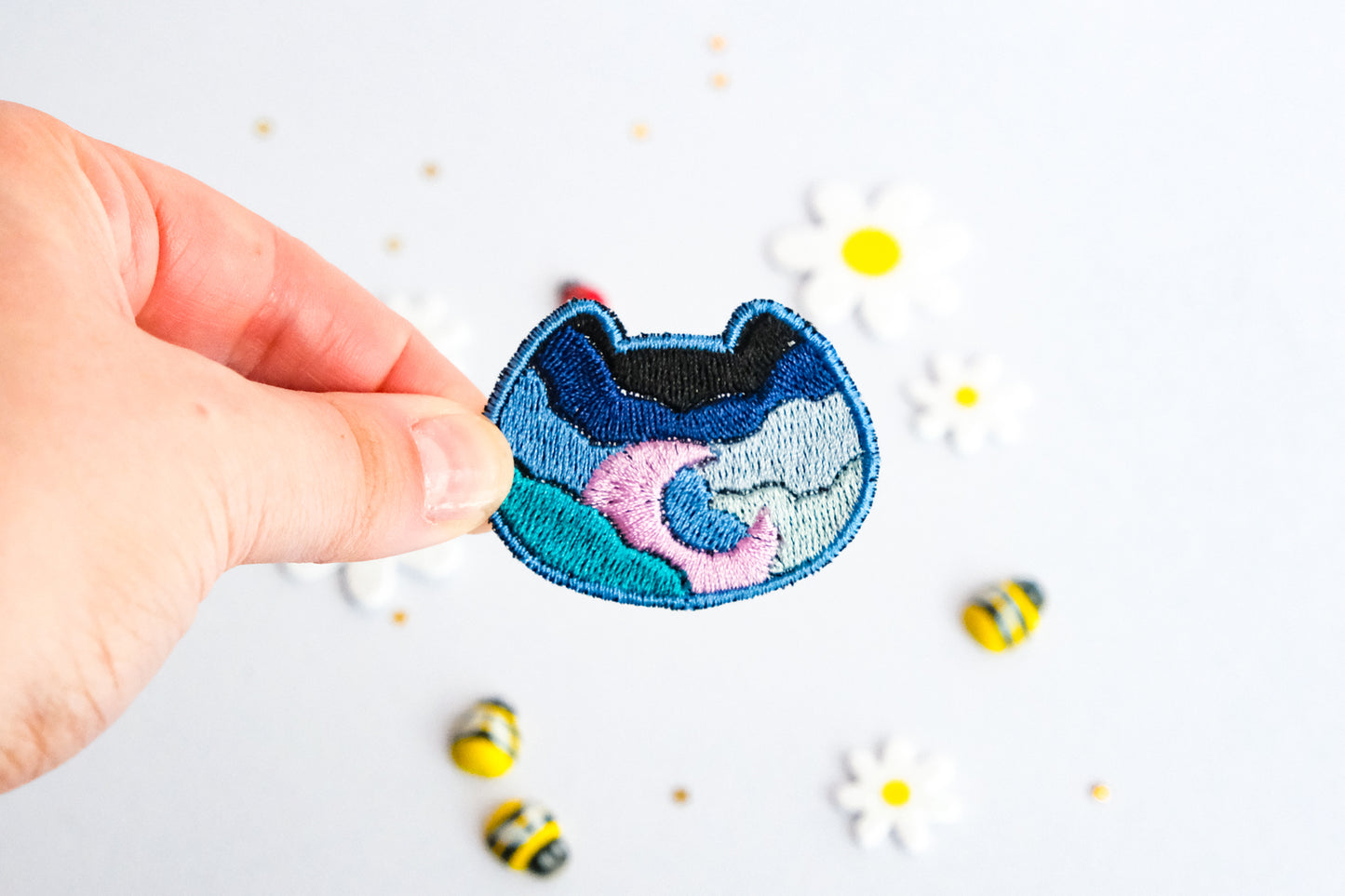 Patch chat lune et nuit