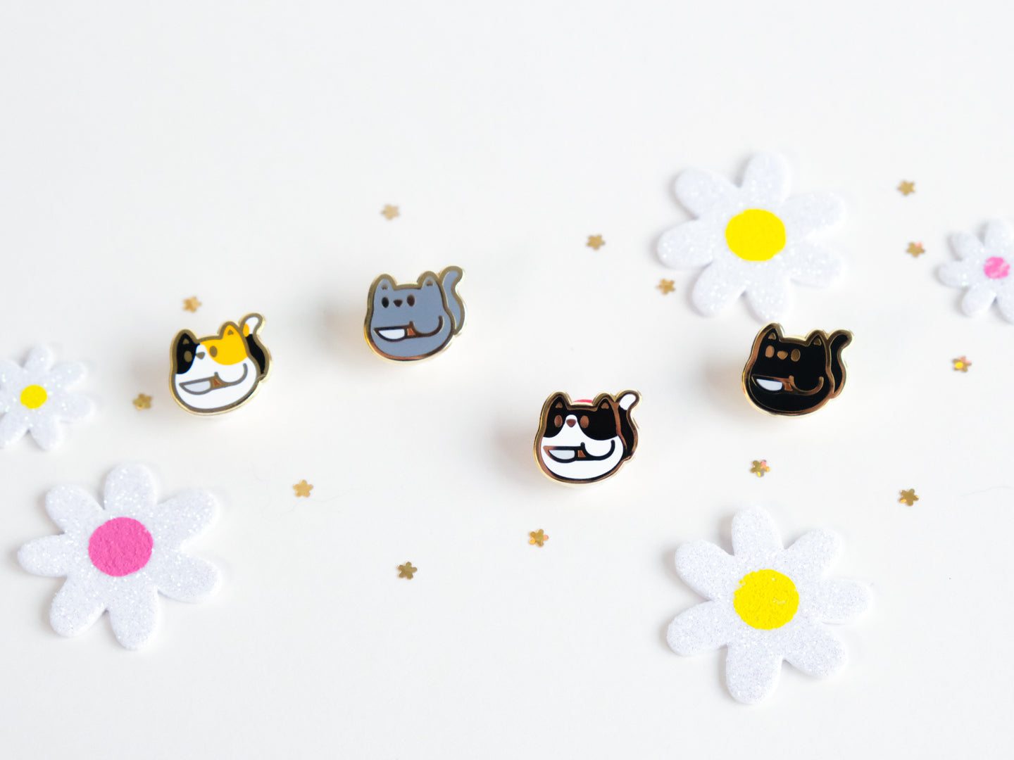 Mini Pins Chat Couteau - Tinycats