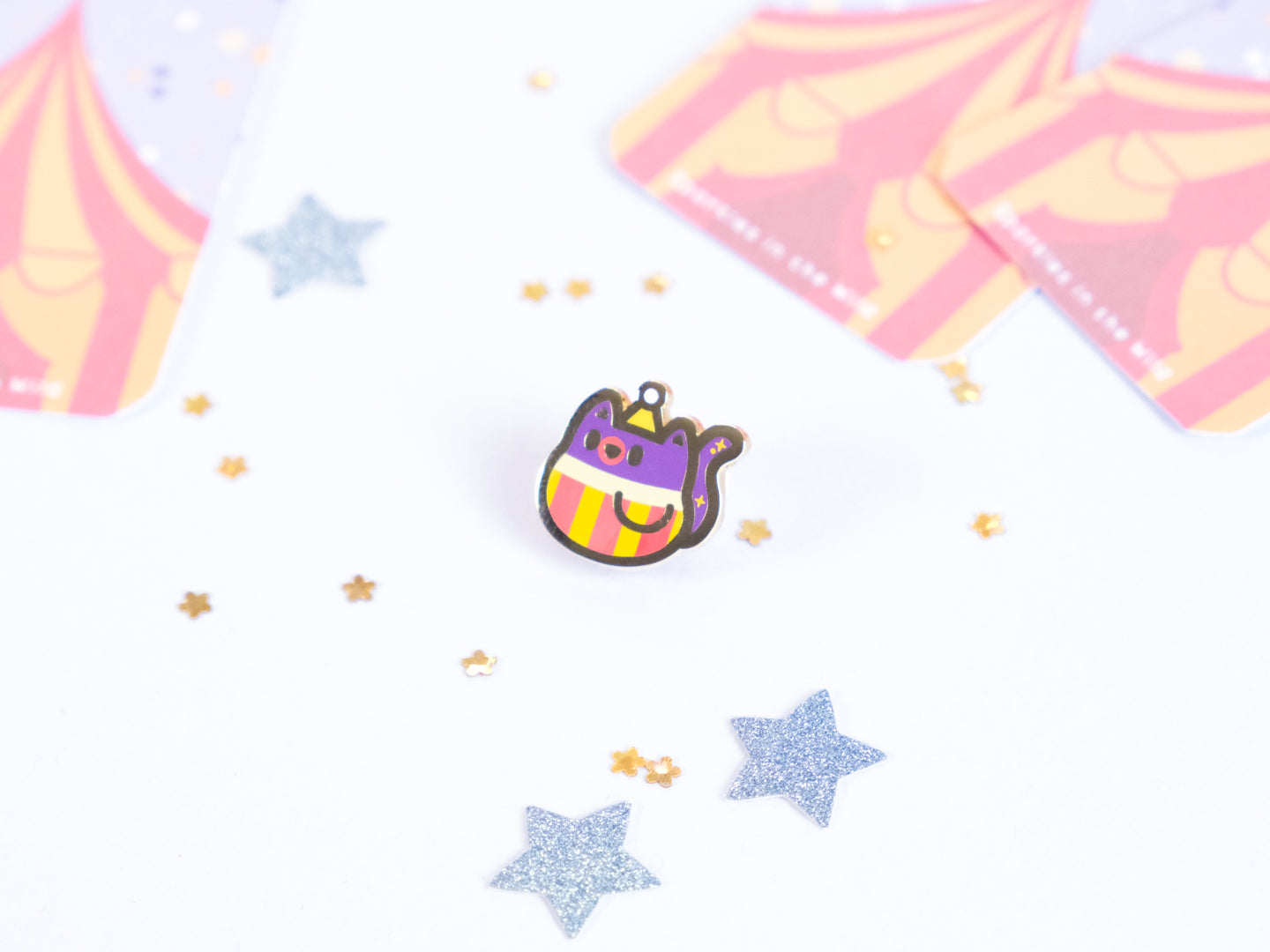 Mini Pins Chat Clown - Tinycats